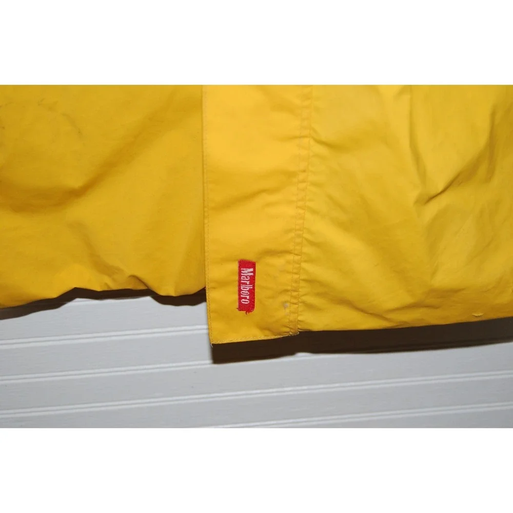 Marlboro Trench Coat‎ Size Medium Vintage 90's reversible rain jacket Faded torn